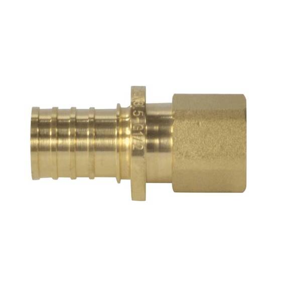 Муфта PE-X лат аксиал Дн20х3/4&quot; ВР РОС, фото , изображение 2