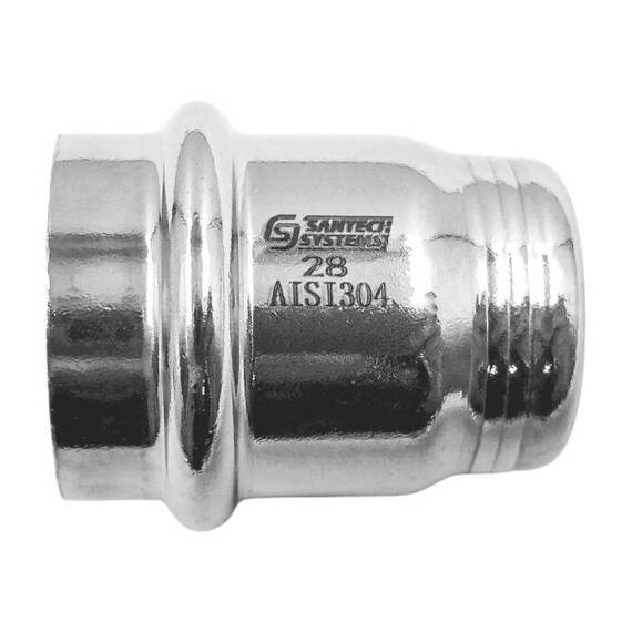 Заглушка нерж AISI304 Дн15 пресс FS150 SantechSystems, фото , изображение 2