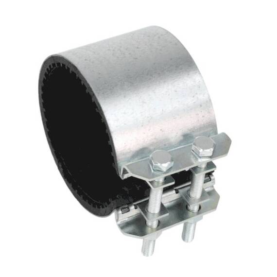 Хомут ремонтный ст оц Краб Ду100 (114-121)мм 1/стор L=150 Benarmo 7070, фото 