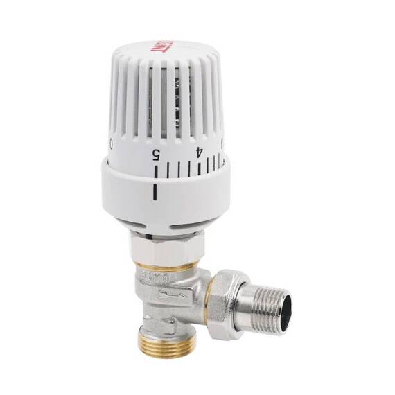 Клапан термостат лат RTL 1/2&quot;x3/4&quot;ЕК р/р Ру10 угл Ogint, фото , изображение 3