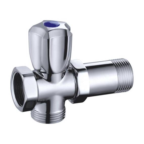Вентиль 3-ход лат быт G3/4&quot; Ру16 м/р мах Aquasfera 1074-01, фото , изображение 2