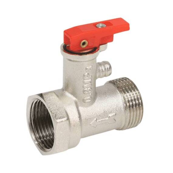 Клапан предохран латунь SAV110 3/4" р/м 8бар д/бойл с курком SantechSystems, фото 