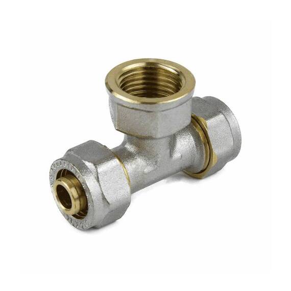 Тройник МП обж лат Дн16х1/2&quot;х16 ВР Aquasfera 7013-01 ., фото , изображение 5