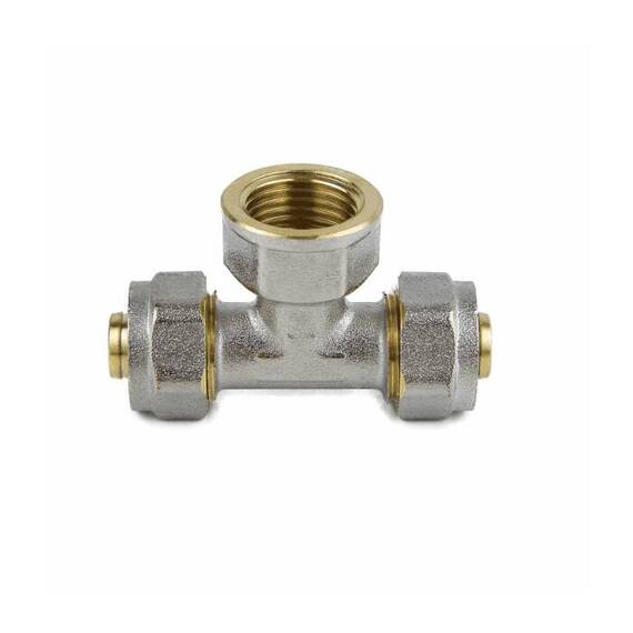 Тройник МП обж лат Дн16х1/2&quot;х16 ВР Aquasfera 7013-01 ., фото , изображение 6