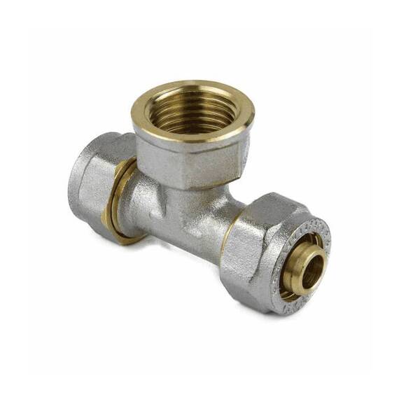 Тройник МП обж лат Дн16х1/2&quot;х16 ВР Aquasfera 7013-01 ., фото , изображение 7