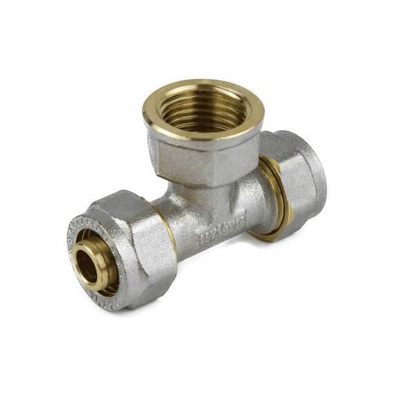 Тройник МП обж лат Дн20х3/4&quot;х20 ВР Aquasfera 7013-02 ., фото , изображение 2