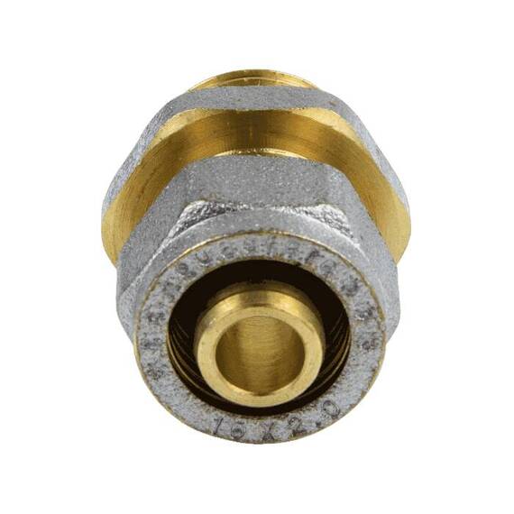Муфта МП обж лат Дн16х3/4&quot; НР Aquasfera 7001-02 ., фото , изображение 9