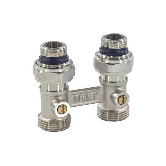 Узел ниж/п Ду15 Ру10 1/2x3/4" ЕК прям в/к двухтр Ogint ., фото 