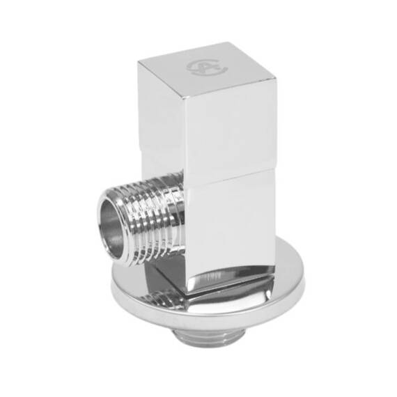 Вентиль угл лат быт с/отр G1/2"х3/8" Ру16 р/р мах квад блистер Aquasfera 1078-13, фото 
