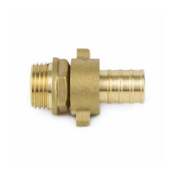 Переходник лат д/шланга Дн15х1/2" НР разъем Aquasfera 9104-01, фото , изображение 6