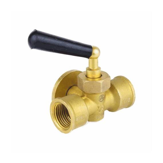 Кран д/ман лат 1064 G1/2"-М20х1,5 Ру16 м/м рук фл Aquasfera 1064-01, фото , изображение 4