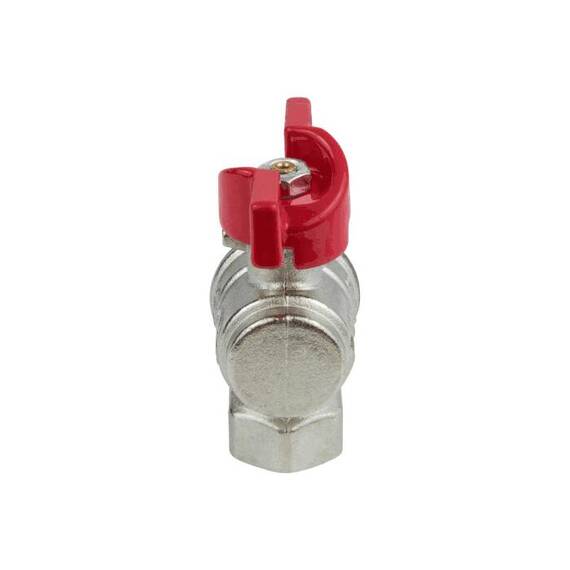 Кран шар лат 1009 Euro нк Ду15 Ру40 м/р полн угл баб Aquasfera 1009-01 ., фото , изображение 3