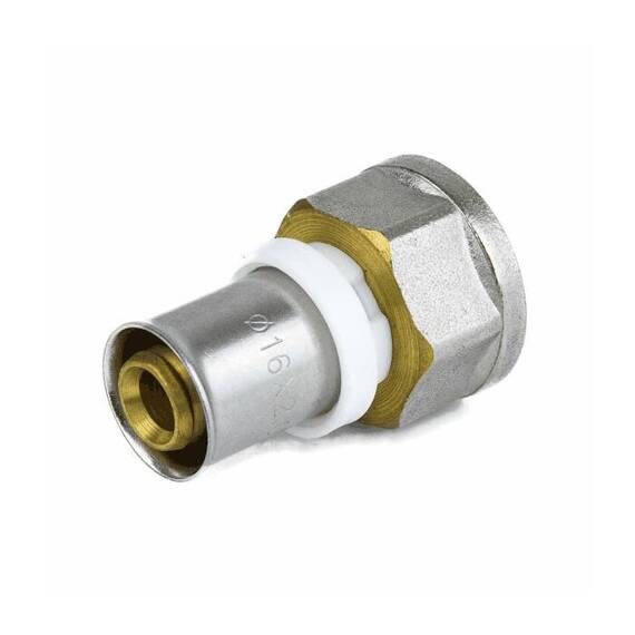 Муфта МП пресс лат Дн16х3/4" ВР Aquasfera 8002-02, фото , изображение 8
