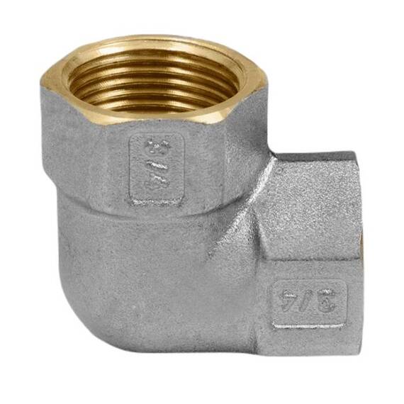 Угольник лат Ду32 м/м никель ГОСТ 32585 Aquasfera 9001-04, фото , изображение 5