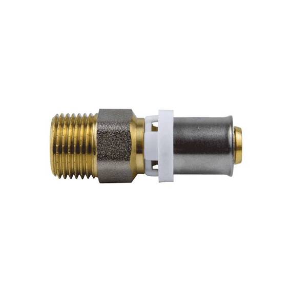 Муфта МП пресс лат Дн16х3/4" НР Aquasfera 8001-02, фото , изображение 5