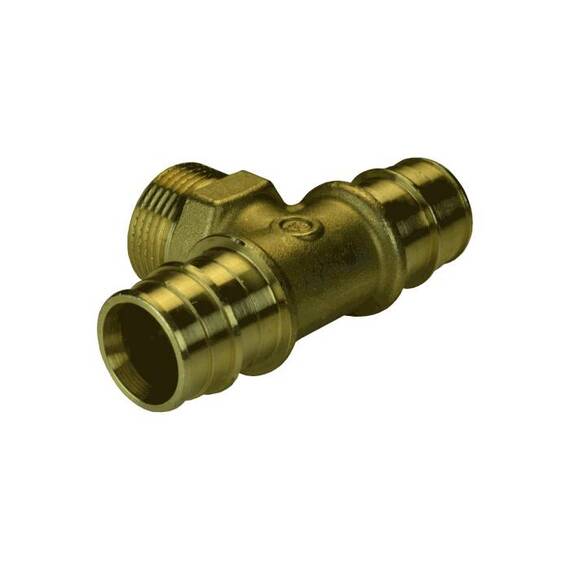 Тройник PE-X лат радиал Дн25х3/4"х25 НР РОС GX153(AC)Y045, фото , изображение 6
