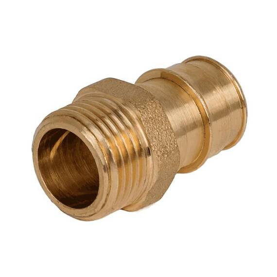 Муфта PE-X лат радиал Дн20х1/2" НР РОС 4820869, фото , изображение 4