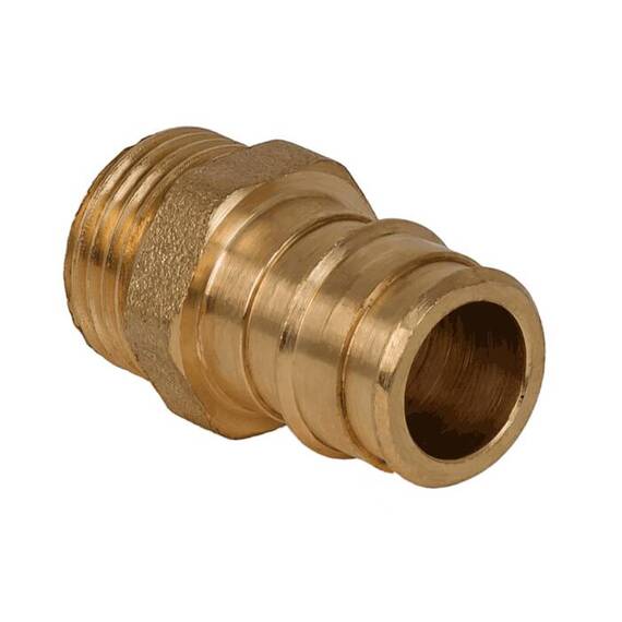 Муфта PE-X лат радиал Дн20х1/2" НР РОС 4820869, фото , изображение 6