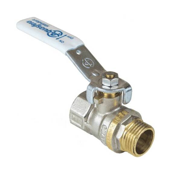 Кран шар лат 1103 Standard нк Ду25 Ру25 м/р полн рыч Aquasfera 1103-03 ., фото , изображение 3