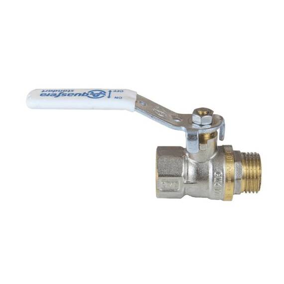 Кран шар лат 1103 Standard нк Ду15 Ру40 м/р полн рыч Aquasfera 1103-01 ., фото , изображение 7