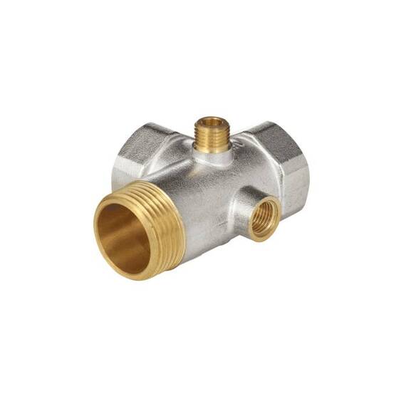 Штуцер пятивыводной 3x1"+2x1/4" лат ник Aquasfera 9036-01, фото , изображение 7