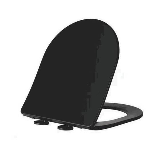 Сиденье д/унит Circulo дюр микр черн Selena C101NM, фото , изображение 2