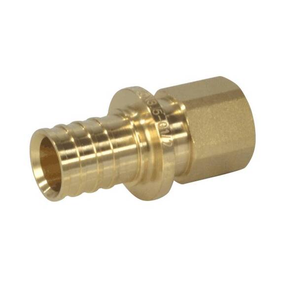 Муфта PE-X лат аксиал Дн16х1/2" ВР РОС, фото , изображение 2