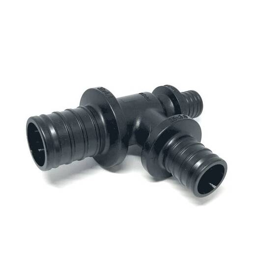 Тройник PE-X PPSU аксиал Дн32х25х20 перех РОС, фото , изображение 2
