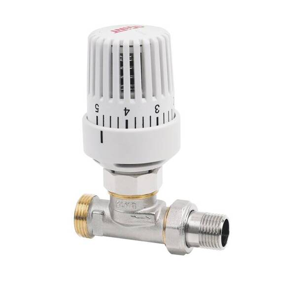 Клапан термостат лат RTL 1/2"x3/4"ЕК р/р Ру10 прям Ogint, фото , изображение 2
