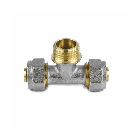 Тройник МП обж лат Дн26х3/4"х26 НР Aquasfera 7014-03 ., фото , изображение 6