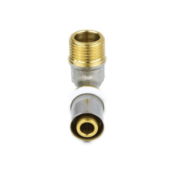 Угольник МП пресс лат Дн26х3/4"х90гр НР Aquasfera 8006-05 ., фото , изображение 7