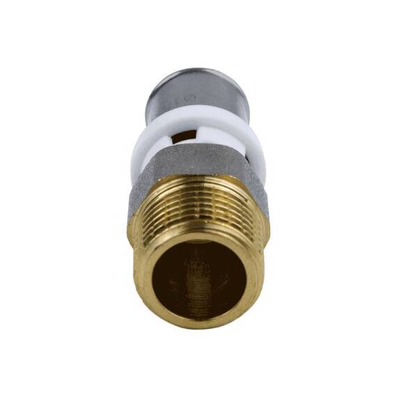 Муфта МП пресс лат Дн26х1" НР Aquasfera 8001-06 ., фото , изображение 3