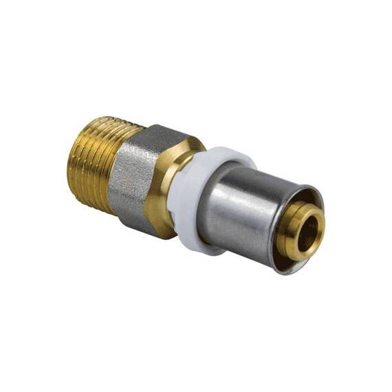 Муфта МП пресс лат Дн16х1/2" НР Aquasfera 8001-01 ., фото , изображение 6