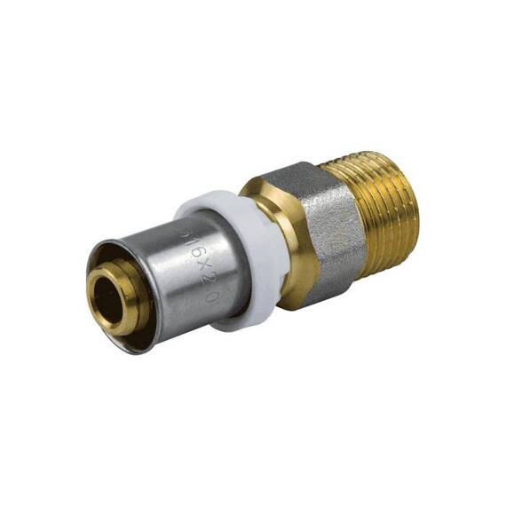 Муфта МП пресс лат Дн20х1/2" НР Aquasfera 8001-03 ., фото , изображение 8