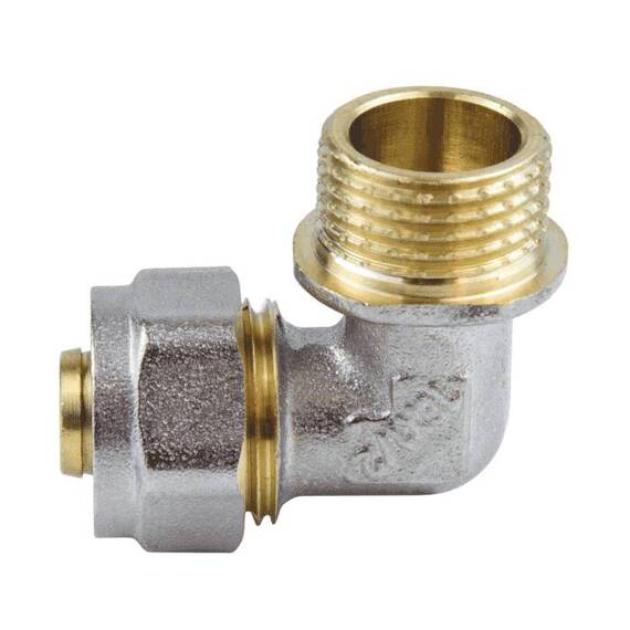 Угольник МП обж лат Дн20х1/2"х90гр НР Aquasfera 7006-03 ., фото , изображение 2