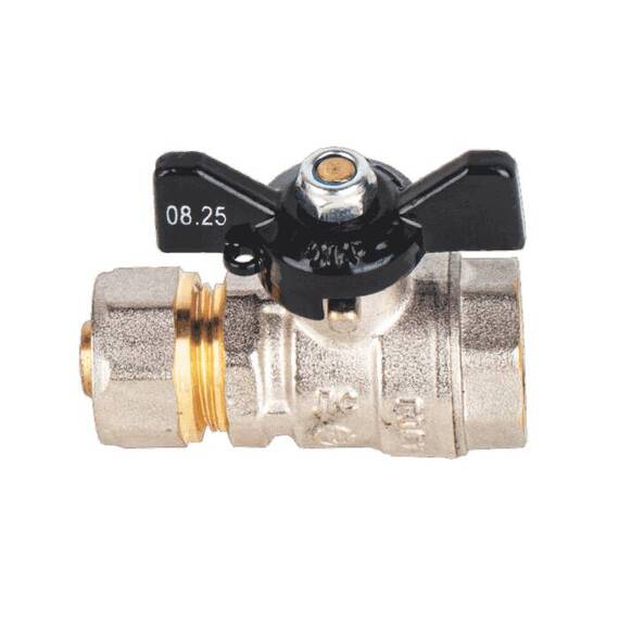 Кран шар лат СТАРТ нк Дн20х3/4" Ру16 м/обж баб Aquasfera 1216-03, фото , изображение 5