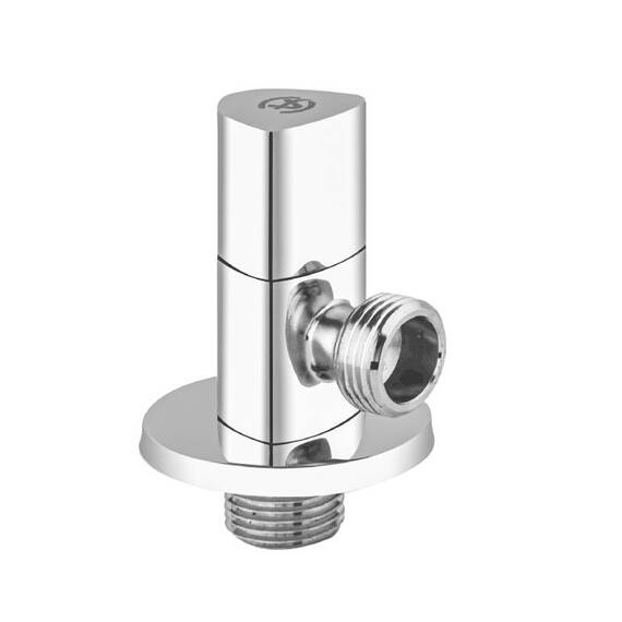 Вентиль угл лат быт с/отр G1/2"х3/8" Ру16 р/р мах треуг блистер Aquasfera 1070-13, фото , изображение 3