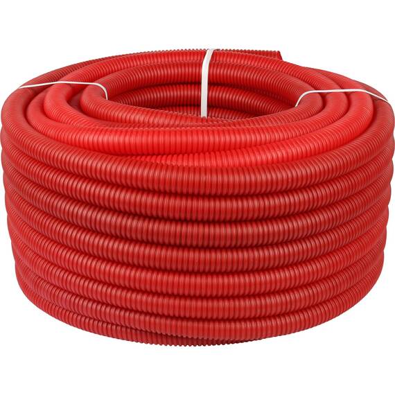 Труба гофрированная Royal Thermo 25 мм (для труб d20 Pex; d16 МП), красная, фото 