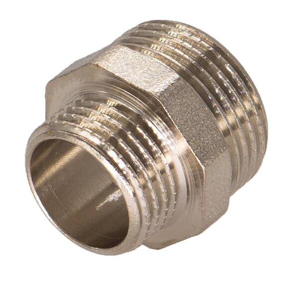 Ниппель СТМ переходной 1-1/2"х3/4" ш/ш, фото 