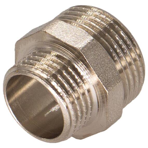 Ниппель переходной 1/2"x3/8" ш/ш CTM, фото 