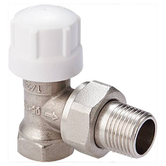 Клапан термостатический угловой MVI 1/2" (М30х1,5), фото 
