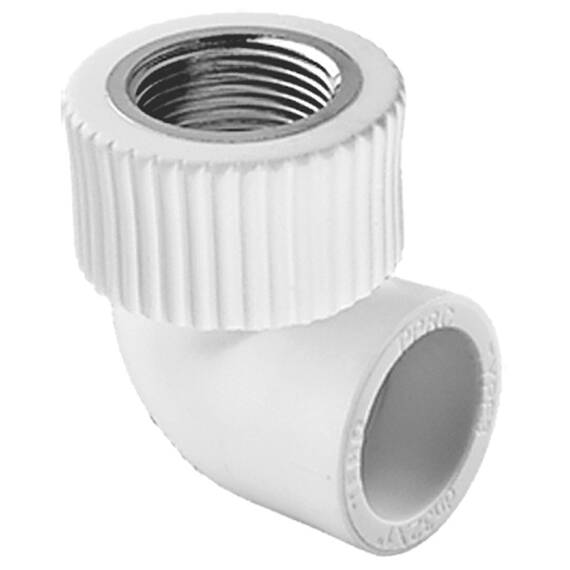 Угольник TEBO бел. PP-R комб. 25х3/4" ВР (20/100), арт. 030030407, фото 