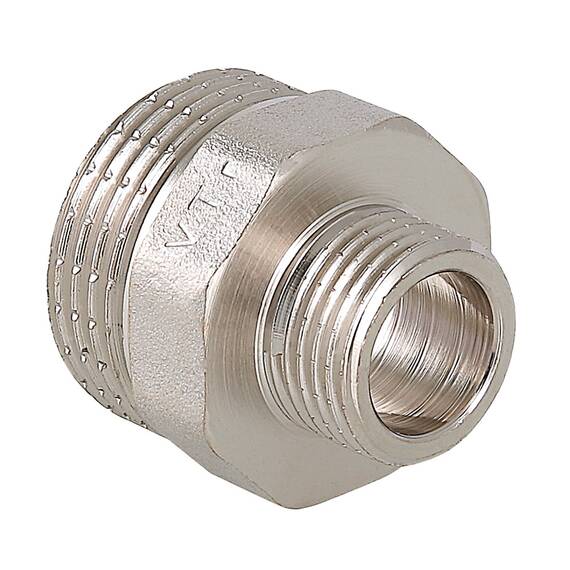 Ниппель переходной VALTEC VTr.580.N.0402 нар.-нар. 1/2"х1/4", фото 