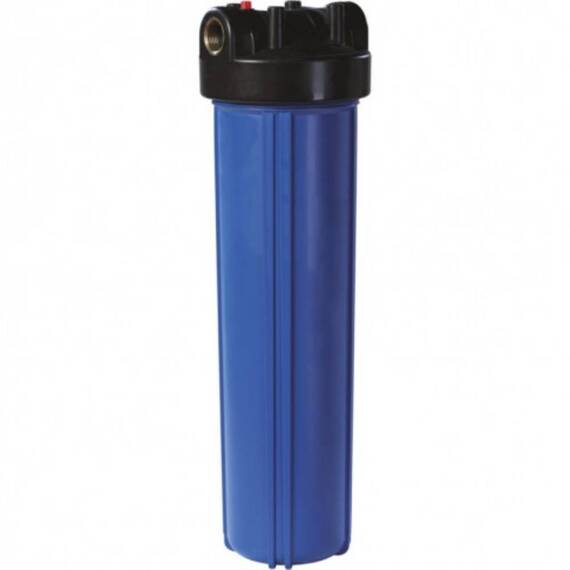 Корпус Акватек Big Blue 20" для хол. воды, синий (кронштейн, без ниппелей) 1", 0-25-3051, фото 