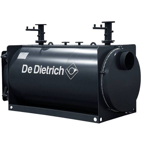 Котел стальной DE DIETRICH CA R 450 напольный, 1 конт., откр.кам.сгор. газ./диз, наддув, без п/у, фото 