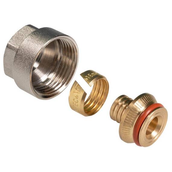 Евроконус для металлопластиковой трубы Valtec 16 (2,0)х3/4" VT.4420.NVE.16, фото 