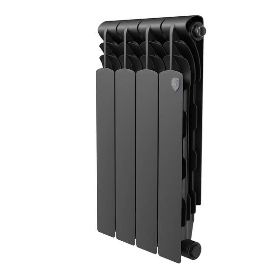 Радиатор Royal Thermo Revolution Bimetall 500 2.0/Noir Sable – 4 секц., фото 