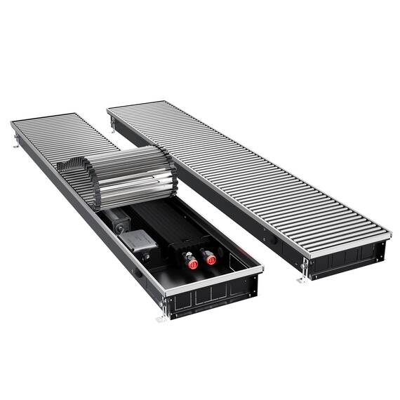 Конвектор внутрипольный Royal Thermo ATRIUM TURBO-80/250/1400-DG-U-NA, фото 