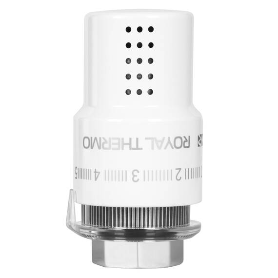 Термоголовка жидкостная Royal Thermo Design М30х1,5 (белый) RTO 07.0009, фото 