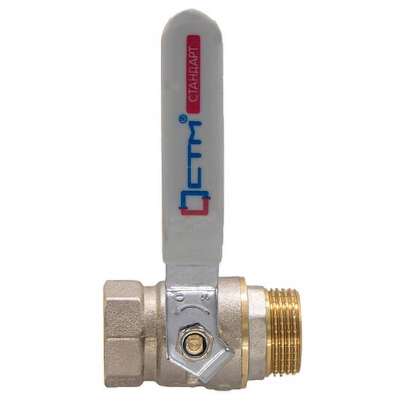 Кран шар. для воды 1/2" г/ш рычаг CTM СТАНДАРТ CWFMH012, фото , изображение 4